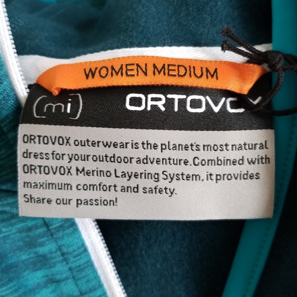 💥NWT 💥ORTOVOX FLEECE MELANGE HOODY - Picture 5 of 8